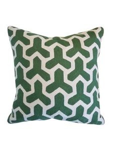 Cushions: cushion green white