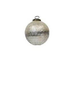 glass bauble champagne
