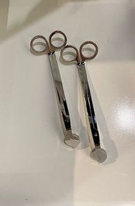 Candles, Candleholders: wick trimmer silver