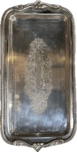 silver tray