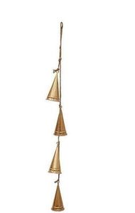 Xmas: antique gold string of bells