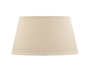 Lighting: lamp shade oatmeal tapered drum