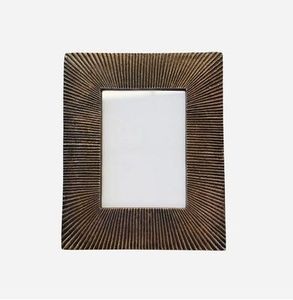 Decorative Homeware: photo frame etched antique brass