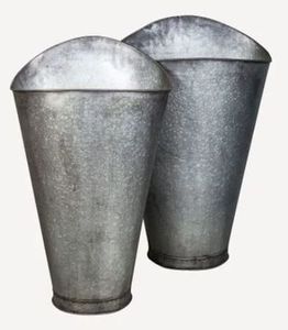 Pots & Vases: viesa metal harvest basket large