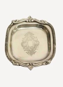 Tableware: silver coaster