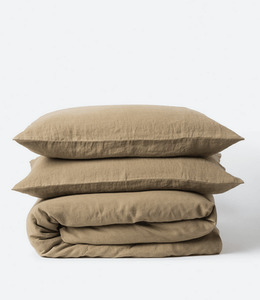 duvet cover 100% linen - pickle (ks)