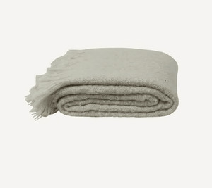 throw soft grey