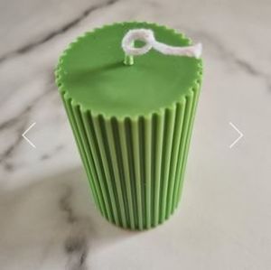 Candles, Candleholders: plump pillar fragrant candle