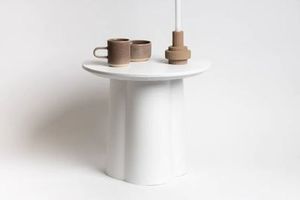Coffee & Side Tables: side table strato white 45