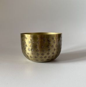 Tableware: bowl metal antique brass