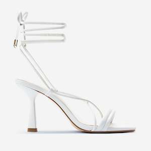 Sandals: Gio Sandal Heel | White Leather