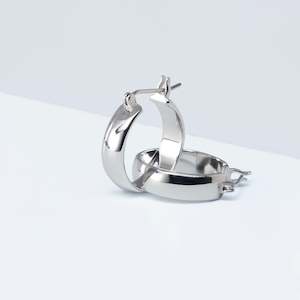 Bridal Bags: Yours Truly Hoops | silver