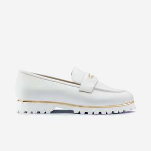 Essentials: Dallas Loafer | White Leather