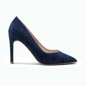 Nemesis 1: Naples Heel | Navy suede