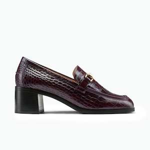 Flat Sandals: Bremen Ltd Ed Loafer | Oxblood leather