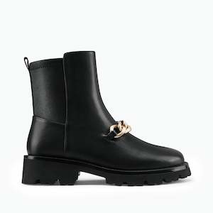 Jimmy Ltd Ed Ankle Boot | Black leather
