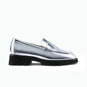 Czech Ltd Ed Loafer | Silver leather
