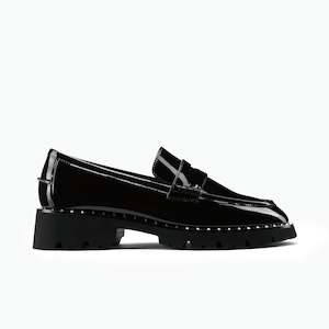 Czech Ltd Ed Loafer | Black patent