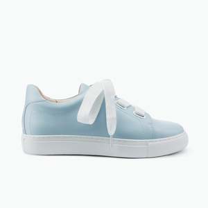 Bridal Bags: Blaize Sneaker | Powder blue leather