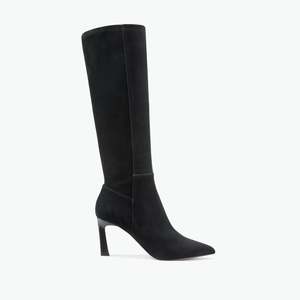 Margot Knee High Boot Black Suede