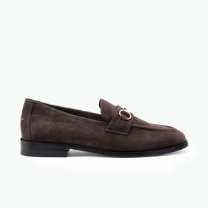 All Shoes: Harriet Loafer Molasses Suede