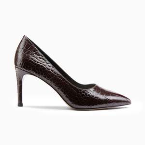 Nemesis 78mm Heel Choc-Cherry Emboss