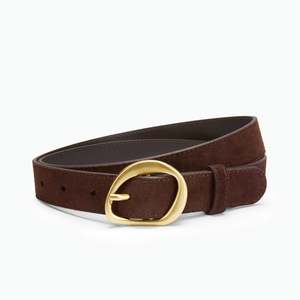 Accessories: Maple Belt Chocolate Suede