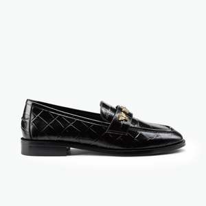 Hugo Loafer Black Croc Leather