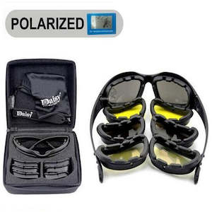 Sunglasses: Desert 4 Lenses Army Outdoor Goggles with UV Protect