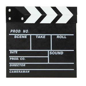 Director Video Scene Movie Clapperboard
