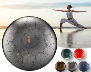 Music Instruments: Beautiful Steel Tongue Hand Drum With Carry Bag And Drumsticks