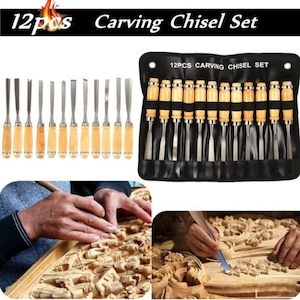 Tools: Wood/Clay/Fruit Carving Chisel Set