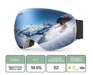 Sports Recreation: Ski Goggles - UV Protect Lens & Anti-Fog