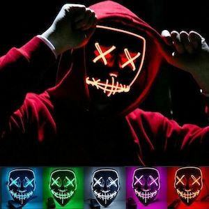 Hot And New Releases: Party Costume LED Glow Halloween Masks