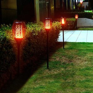 Solar Flame Lights - Outdoor Waterproof Lights