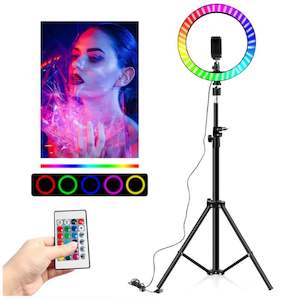 Lights: 26cm RGB LED Soft Ring Light