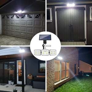 Lights: Solar Wall Lights Sensor Wall Flood Security Lamp