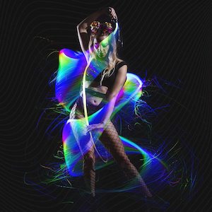Programmable LED Fibre Optic Whip - Super Bright Rave Toy