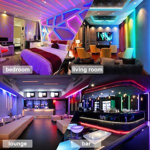 Lights: USB RGB/White LED Strip Lights - Remote Controlled