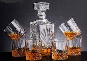 Gift Ideas: Whiskey Decanter And Glasses Set