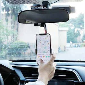 Rearview Mirror Phone Holder