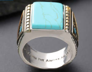 Gifts For Men: Stylish Silver Mens Ring