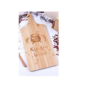 Kitchen Gadgets: Kitchen Witch Wooden Chopping Board
