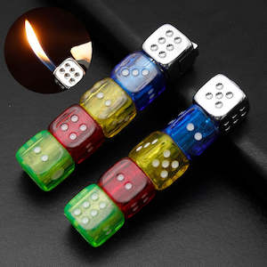 Gifts Under 20: Metal Novelty Dice Butane Lighter with flashing lights!