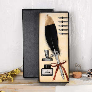 Gifts Under 100: Calligraphy Quill Pen Writing Set With Gift Box