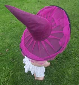 Clearance Seconds Sale: Witches Hat With Pink Lace