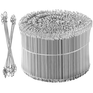 Galv Wire Ties - 100 pcs - 200mm x 1.6mm - Double Loop
