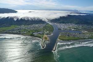 New Zealand: Greymouth Aerial with Barber