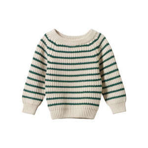 Nature Baby: Billy Jumper - Pine Sailor Stripe