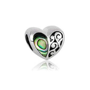 Aroha Paua Charm